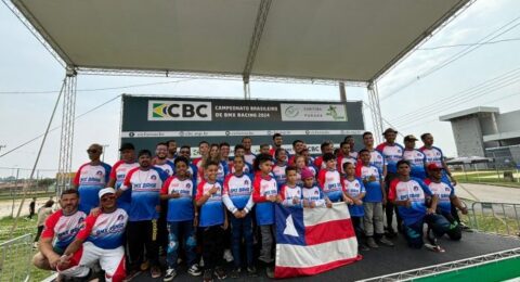Imagem do post Nove ciclistas da delegação baiana sobem ao pódio no Campeonato Brasileiro de BMX