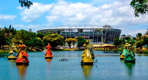 Imagem do post Festival da Primavera: pranchão e alegria movimentam o Dique do Tororó
