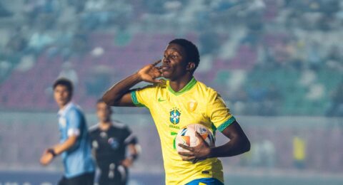 Imagem do post Com gol de Ruan Pablo, seleção brasileira empata no Sul-Americano Sub-16