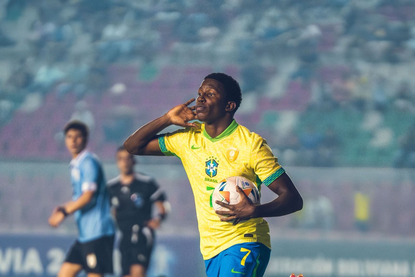 Com gol de Ruan Pablo, seleção brasileira empata no Sul-Americano Sub-16