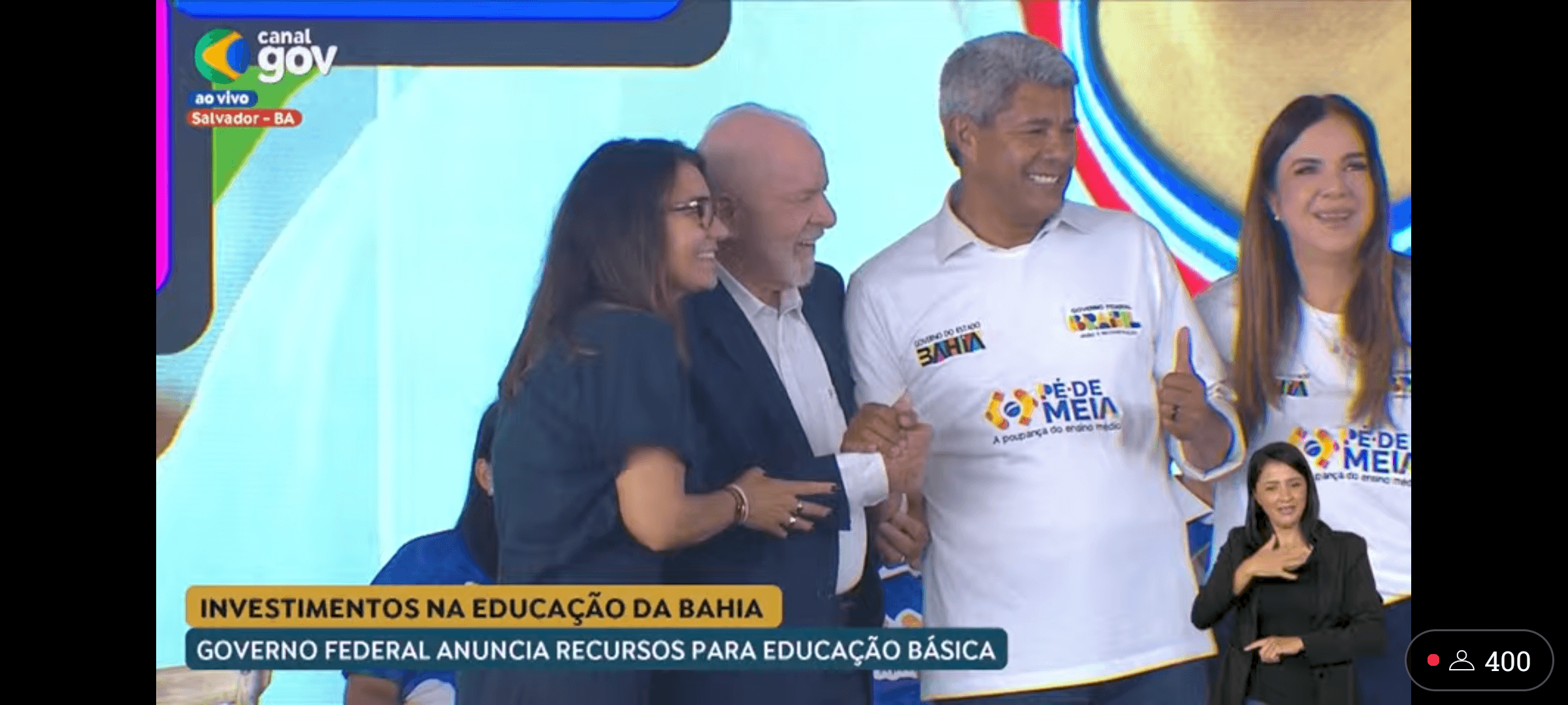 Lula anuncia na Bahia expansão do Programa Pé-de-Meia