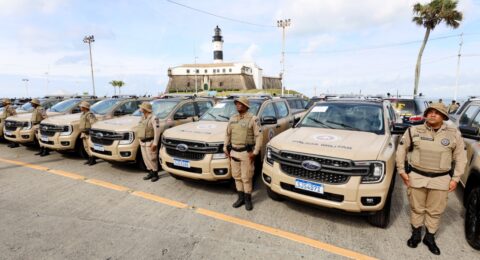 Imagem do post Bahia recebe nova frota de viaturas e equipamentos para a segurança pública