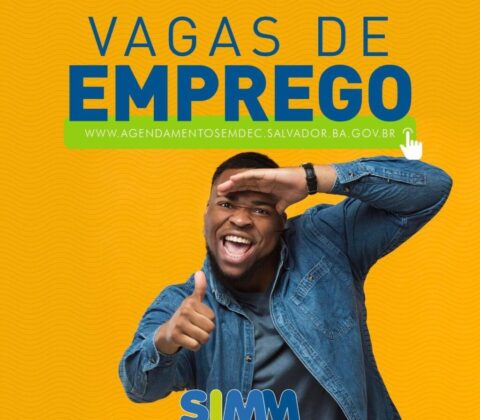 Imagem do post Simm abre 569 vagas nesta sexta-feira