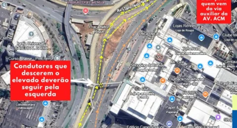 Imagem do post Trânsito é alterado na Avenida ACM a partir desta sexta (15)