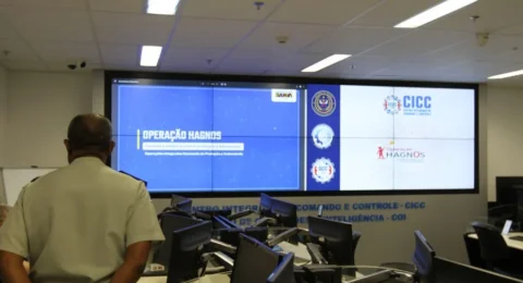 Imagem do post Centro Integrado de Comunicação e Controle é ativado durante o dia D da Operação Hagnos
