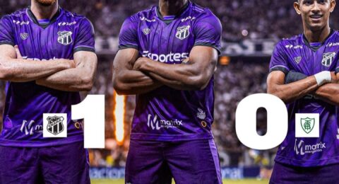 Imagem do post Ceará vence América e entra no G4