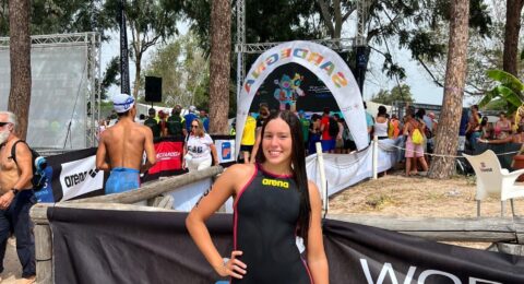 Imagem do post Nadadora baiana alcança o topo do ranking mundial de águas abertas na categoria junior