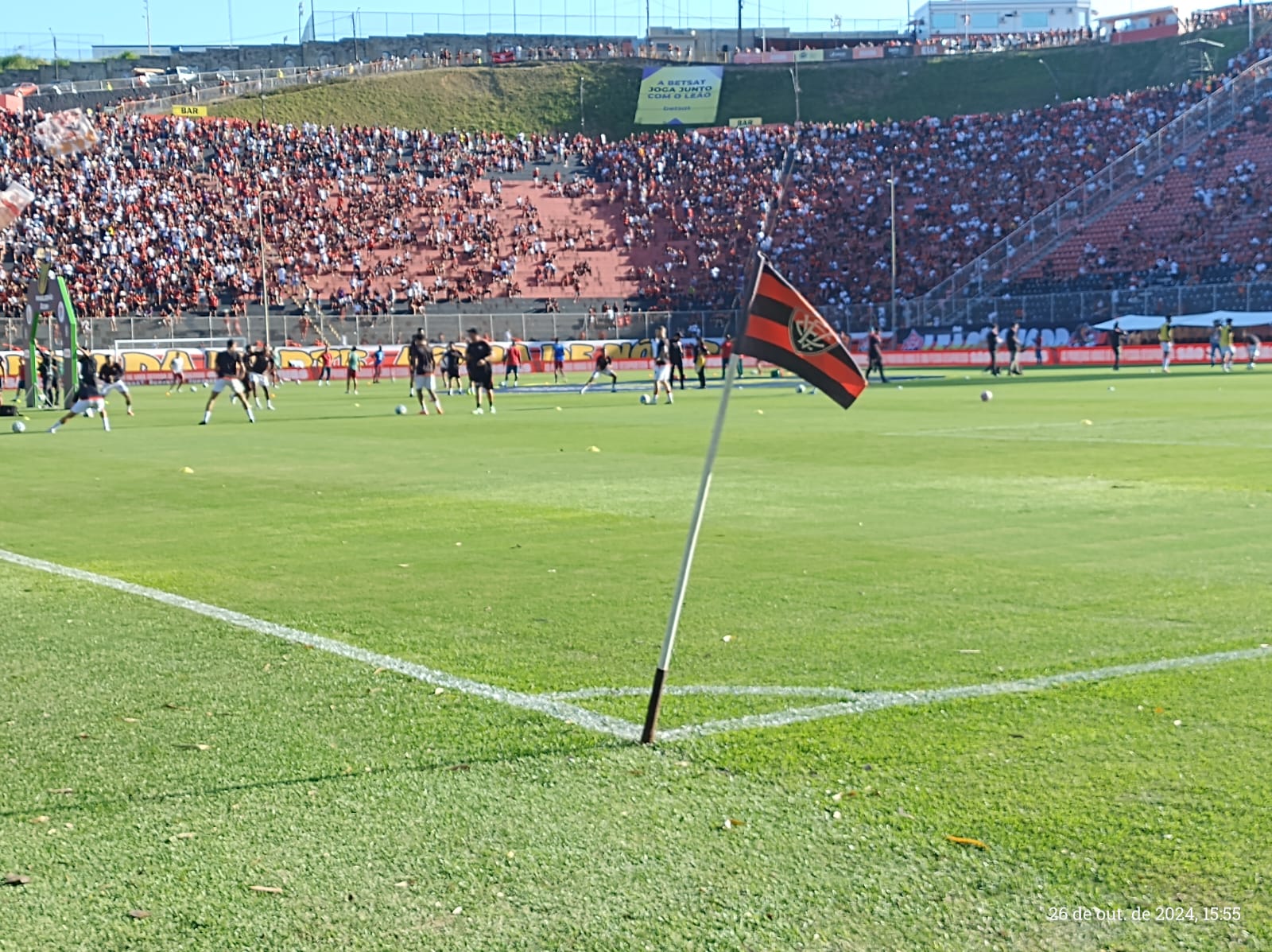 Vitória e Corinthians jogo que vale seis pontos no Barradão