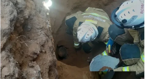 Imagem do post Operário fica soterrado em buraco na Suburbana