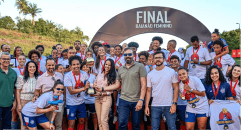 Imagem do post Bahia vence Vitória e é pentacampeão baiano feminino
