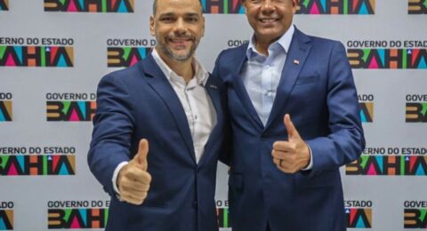 Imagem do post Jerônimo Rodrigues anuncia oficialmente Augusto Vasconcelos como novo gestor da SETRE