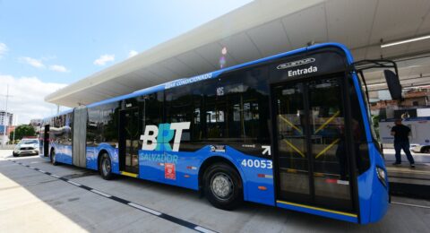 Imagem do post Ônibus articulados com capacidade para quase 150 passageiros entram em operação no BRT de Salvador