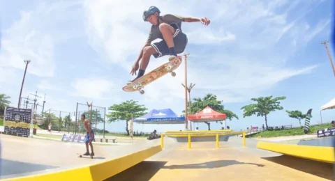 Imagem do post Atletas da seleção baiana de skate viajam para disputa do brasileiro