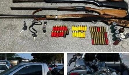 Imagem do post PM apreende armas, carro clonado e motocicleta adulterada em Jacobina