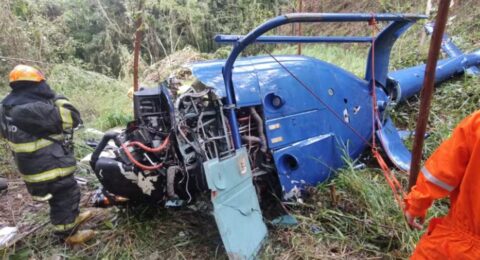 Imagem do post Helicóptero cai na região metropolitana de São Paulo, criança sobrevive