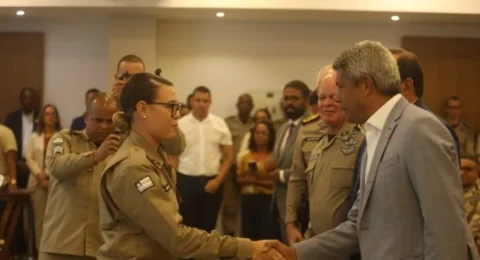 Imagem do post Governador participa de aula inaugural de soldados da PM em Salvador