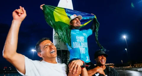 Imagem do post Ítalo Ferreira brilha em Abu Dhabi e assume liderança da WSL