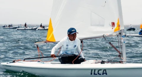 Imagem do post Baiano conquista 1º lugar no Campeonato Sul-americano Ilca de velas no Peru