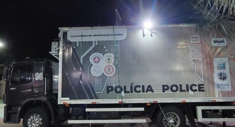 Imagem do post Plataforma de Observação Elevada é utilizada durante o evento Bye Bye Verão 2025 em Vera Cruz