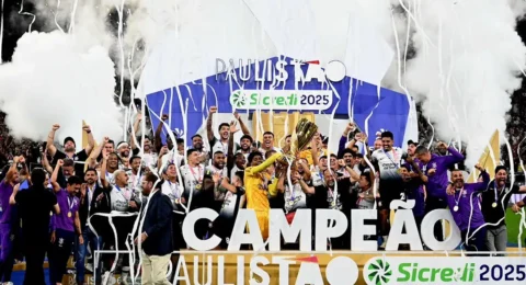 Imagem do post Corinthians quebra jejum e fatura em casa o 31º título do Paulistão