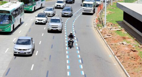 Imagem do post Motofaixa completa um mês com redução de quase 60% de acidentes com motos na Av. Bonocô