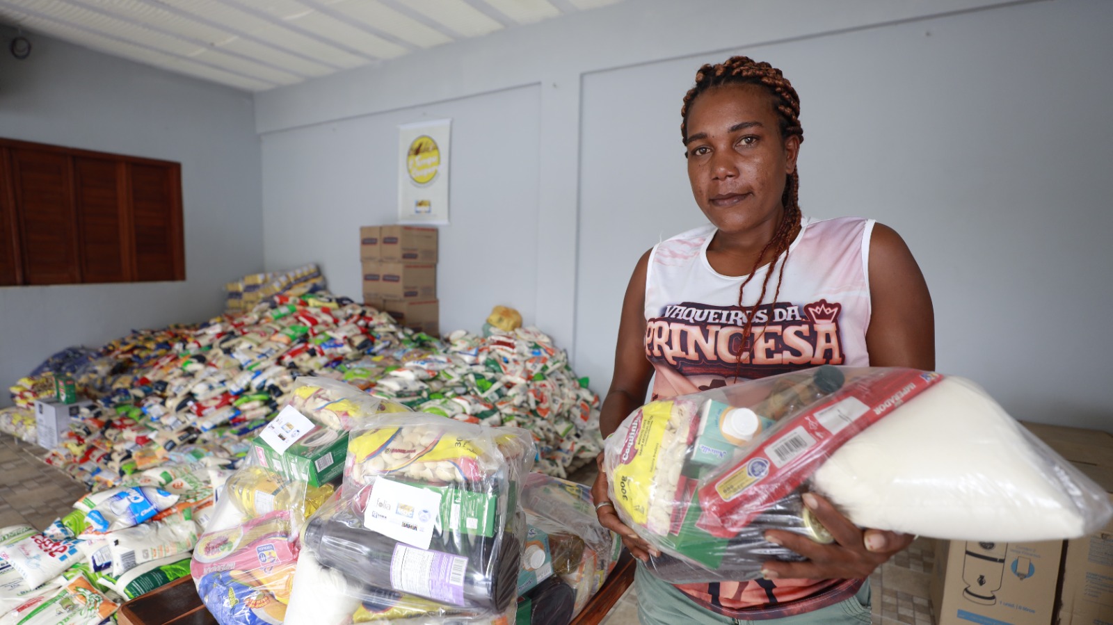 Quatro toneladas de alimentos arrecadadas na Micareta reforçam combate à fome em Feira de Santana