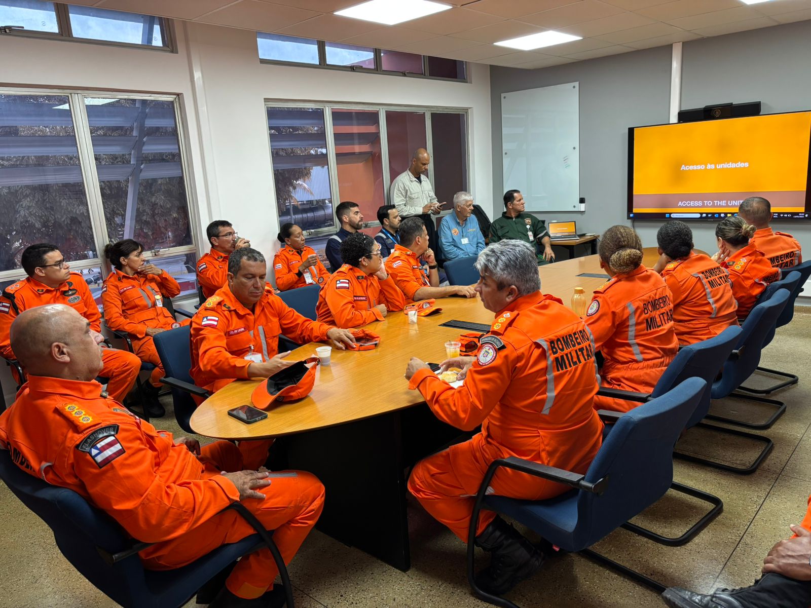 Bombeiros visitam empresas do Polo Petroquímico de Camaçari