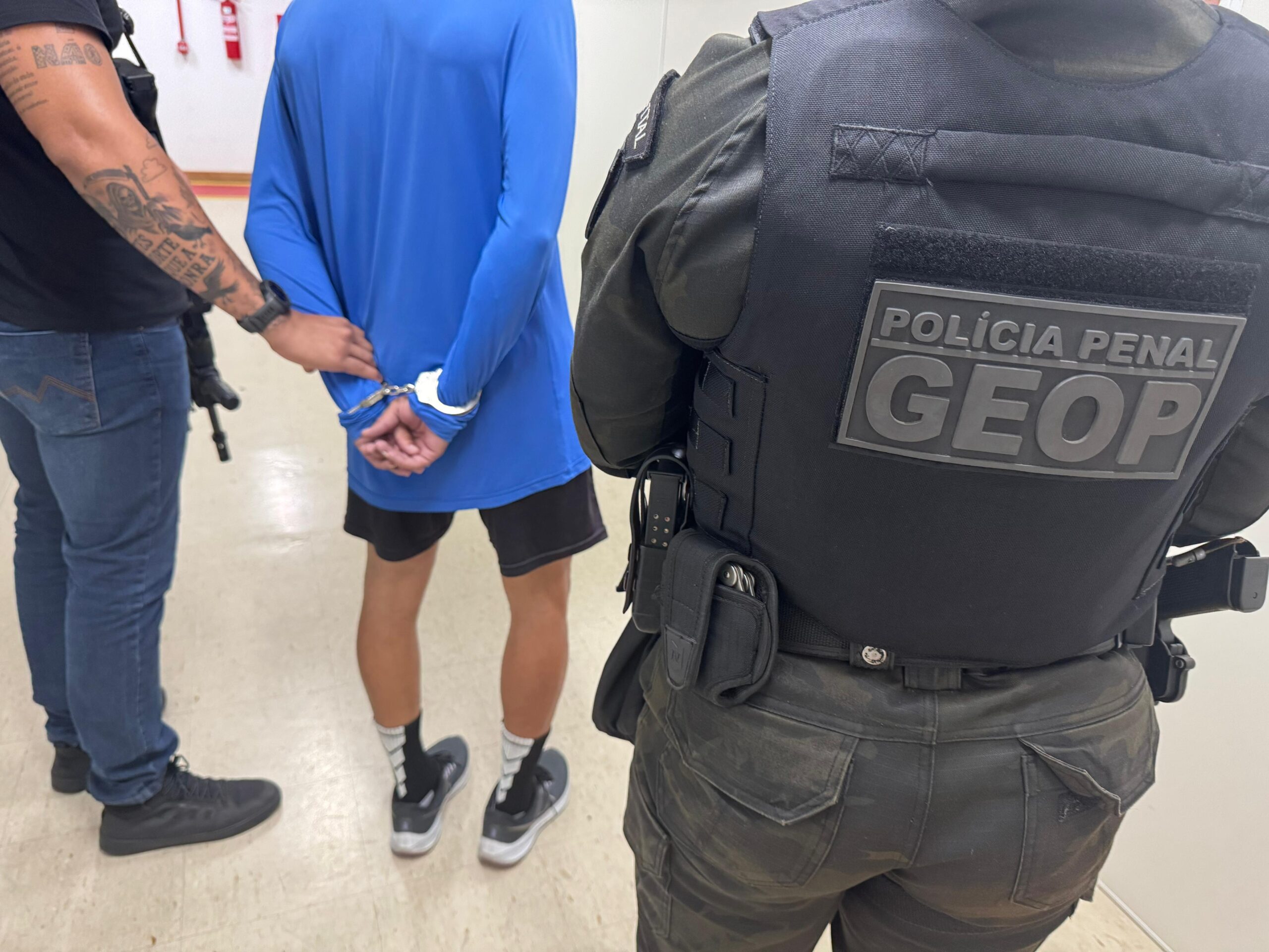 Policiais identificaram e prenderam homem que tentava fraudar concurso da Polícia Penal