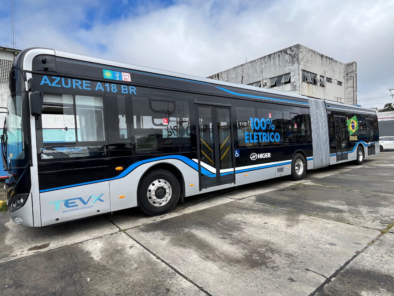 Salvador inicia testes com dois novos ônibus 100% elétricos a partir desta segunda-feira