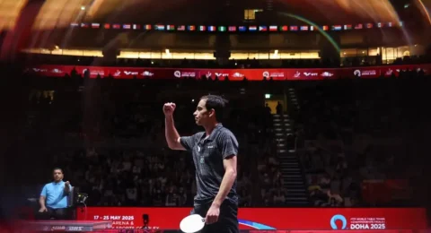 Imagem do post Hugo Calderano faz história e vai à final do Mundial de Tênis de Mesa