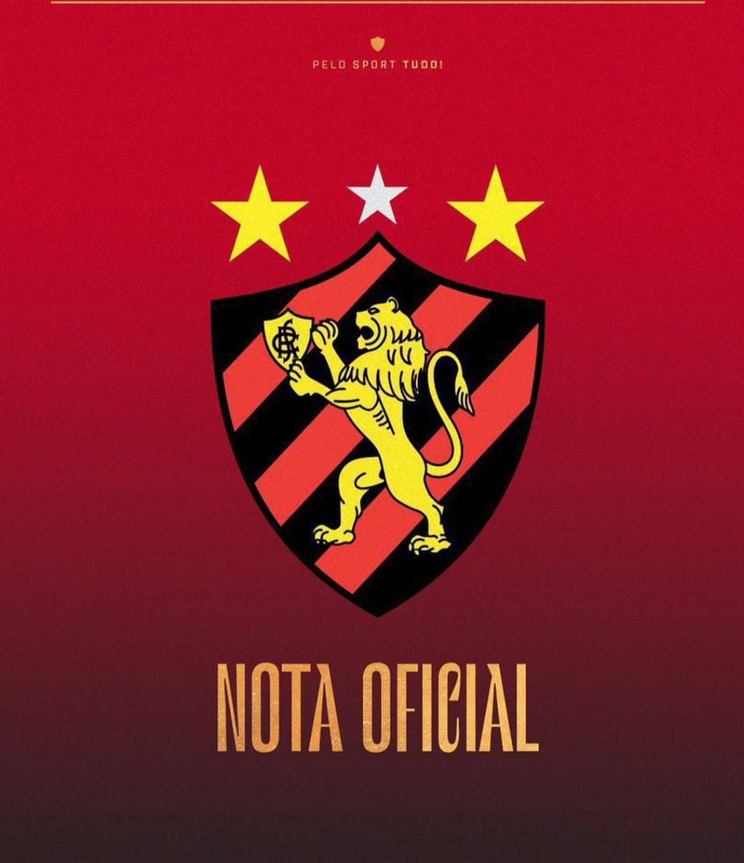 Sport anuncia demissão de treinador