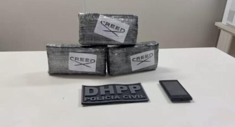 Imagem do post Três quilos de pasta base de cocaína são apreendidos em Arembepe