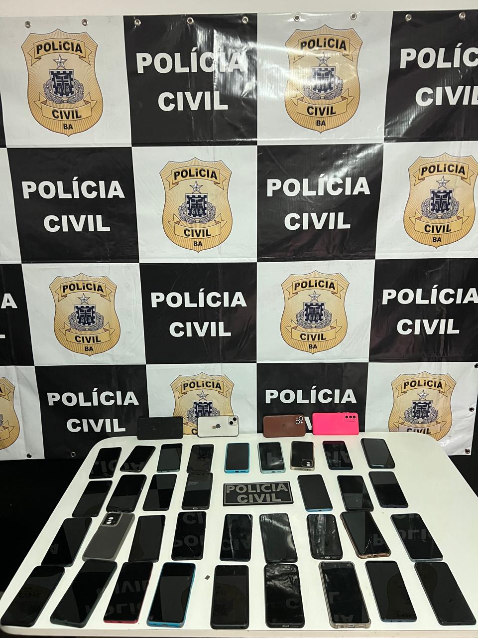 Polícia Civil recupera 36 celulares furtados em Cruz das Almas