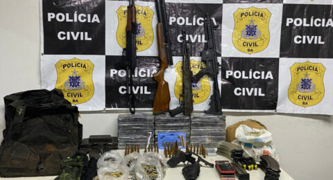 Imagem do post Fuzis de uso restrito são apreendidos durante operação da Polícia Civil