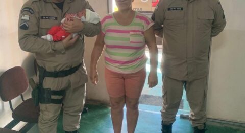 Imagem do post PM salva recém-nascido