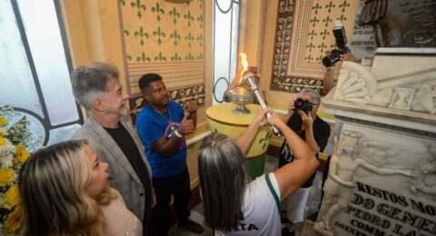 Imagem do post 2 de Julho: Chegada do Fogo Simbólico a Pirajá marca início das celebrações