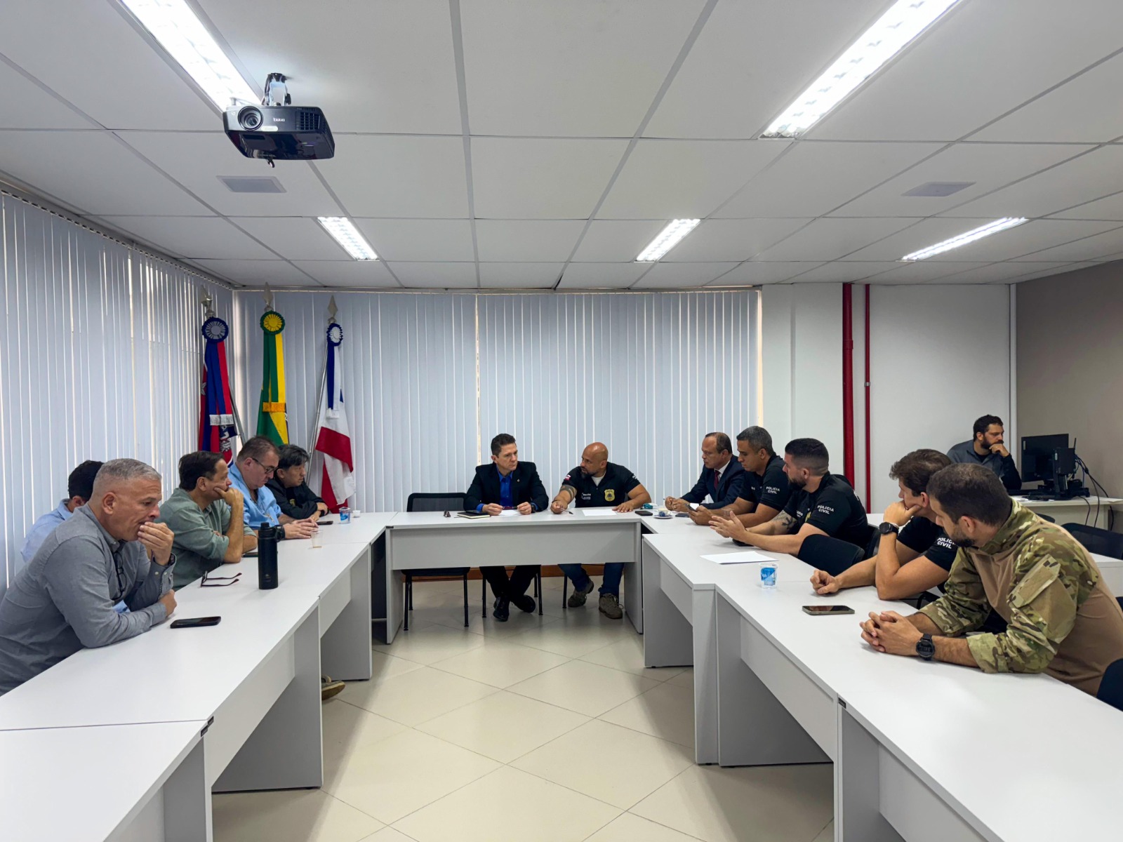 Delegado-Geral se reúne com cúpula operacional