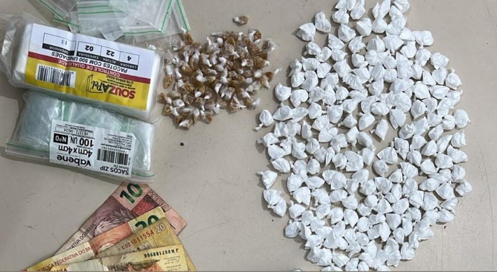 PM prende mulher por tráfico de drogas