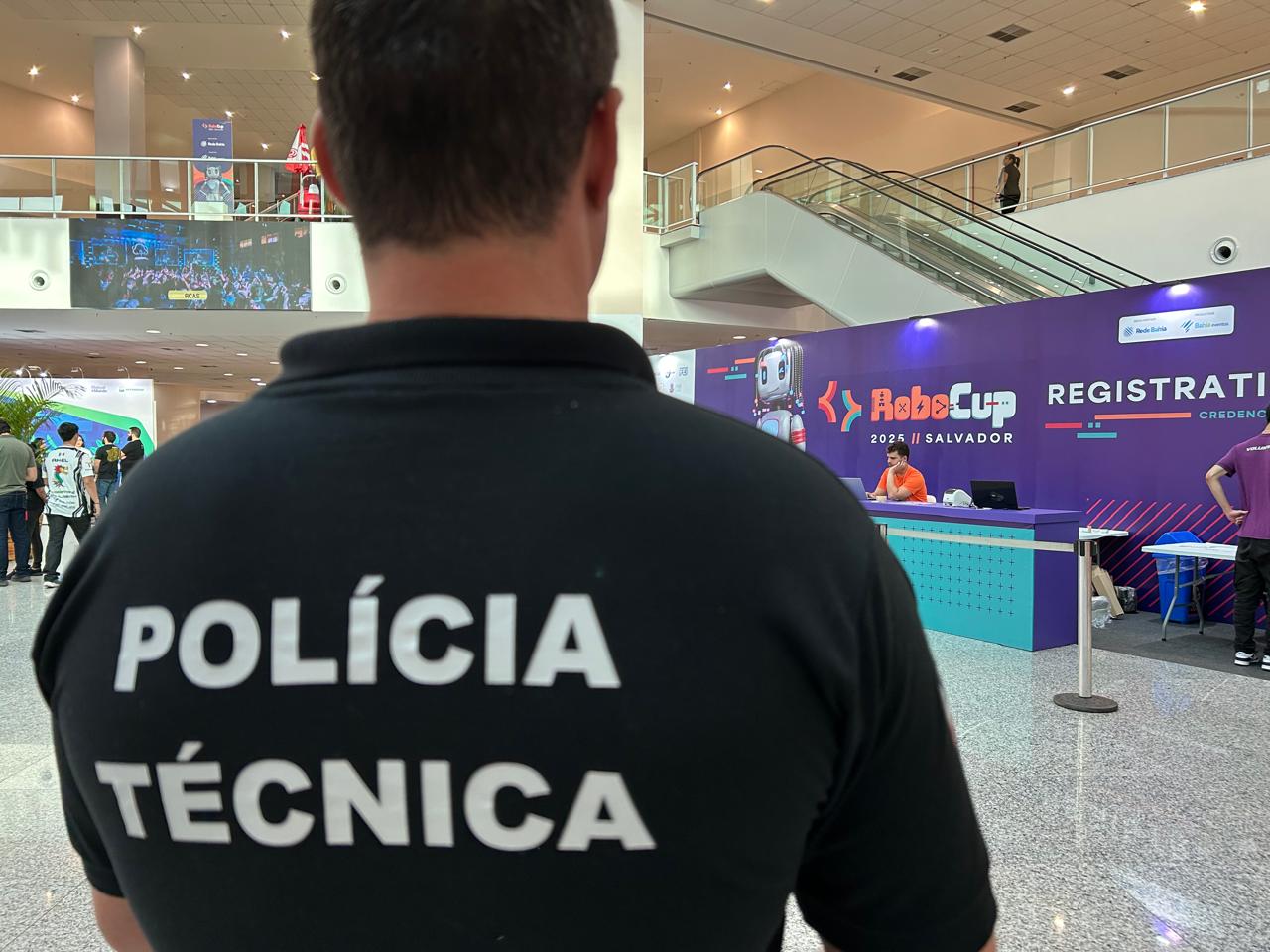 Polícia Técnica disponibiliza Unidade Móvel durante evento ROBOCUP 2025