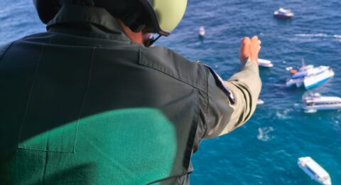 Imagem do post Graer atua no salvamento de passageiros de acidente náutico na Baía de Todos os Santos