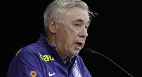 Imagem do post Ancelotti comanda treino completo da Seleção antes de jogo contra o Chile