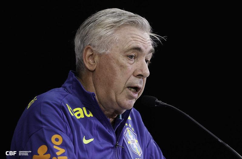 Ancelotti define pré-lista da Seleção sem Vinicius Junior