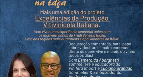 Imagem do post Masterclass Vinífera destaca vinhos italianos hoje em Salvador
