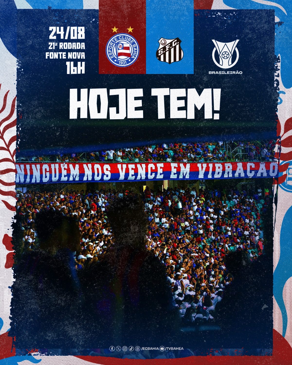 Mais de 44 mil ingressos garantidos para Bahia x Santos