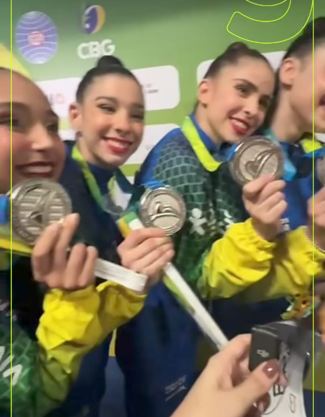 Brasil conquista prata no Mundial de Ginástica Rítmica