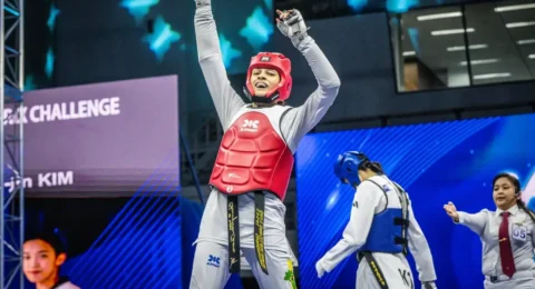 Imagem do post Maria Clara vence campeã olímpica e conquista ouro no Grand Prix