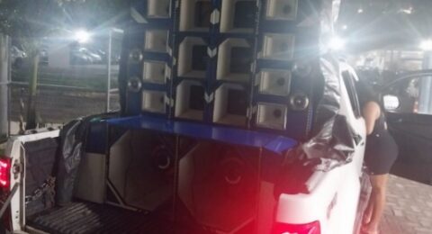 Imagem do post PM apreende equipamento tipo paredão em Pernambués