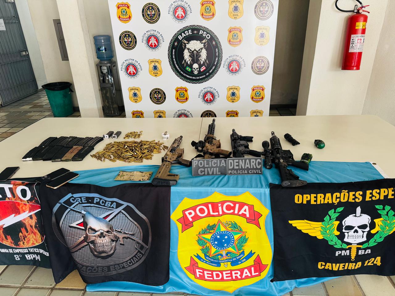 Polícia da Bahia apreende 28 fuzis em menos de 24h com uso de inteligência