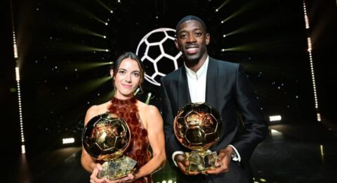 Imagem do post Dembélé vence a Bola de Ouro 2025