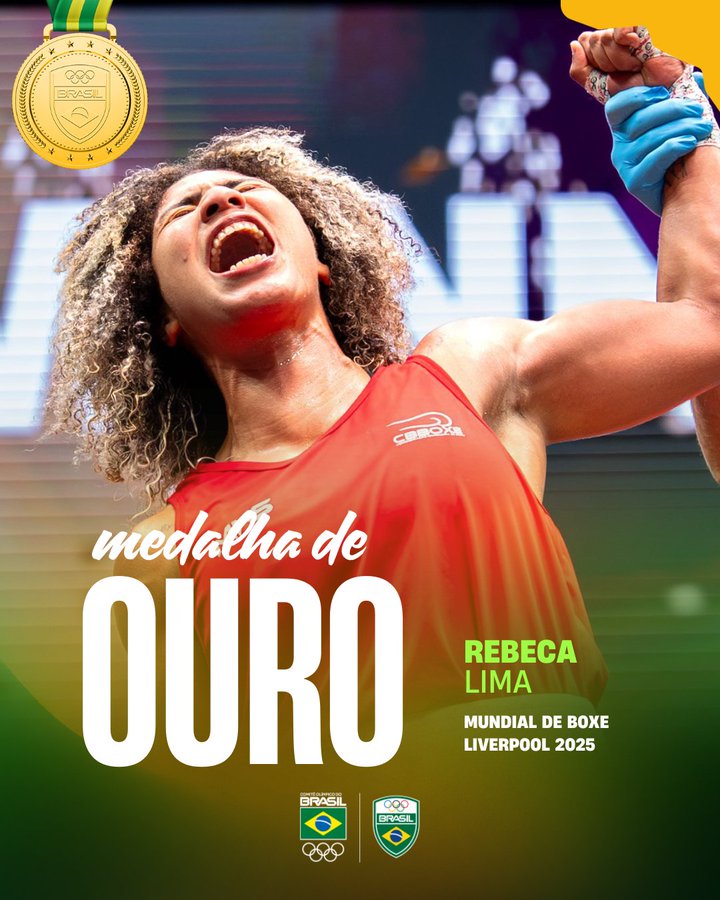 Rebeca Lima conquista ouro no Mundial de Boxe